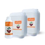 Envases de Bioactivador Fúlvico, fertilizante y asimilador de nutrientes a base de ácidos fúlvicos derivados de leonardita para uso foliar y fertirriego.
