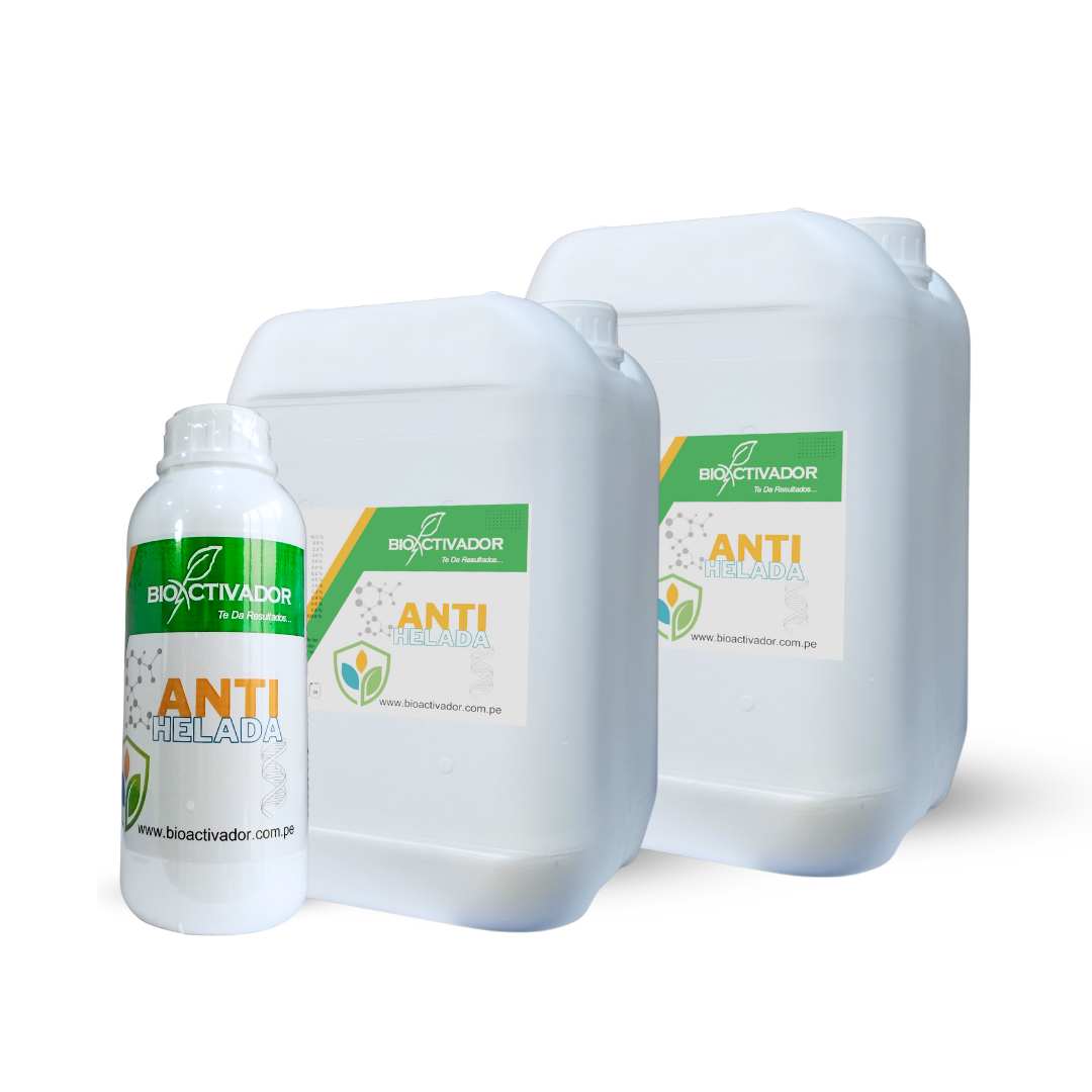 Producto anticongelante agrícola Anti Helada para la protección contra heladas en cultivos.