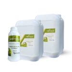 Envases del producto Forrajero de Bioactivador, el mejor abono y fertilizante foliar diseñado para el rebrote rápido de pastos y forrajes.